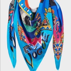 Gianni Versace Vogue Covers Scarf